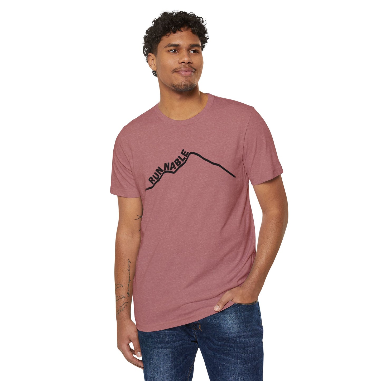 "That's Runnable" Unisex Recycled Organic T-Shirt