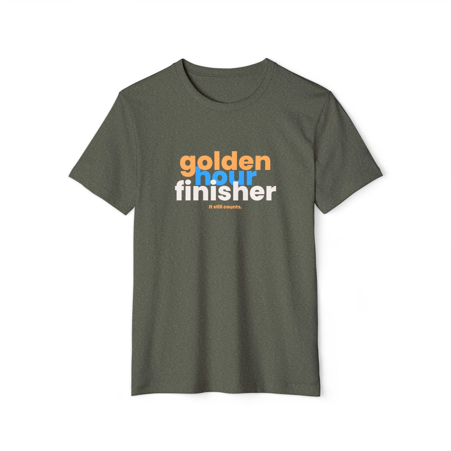 "Golden Hour Still Counts" Unisex Short-Sleeve Jersey T-Shirt