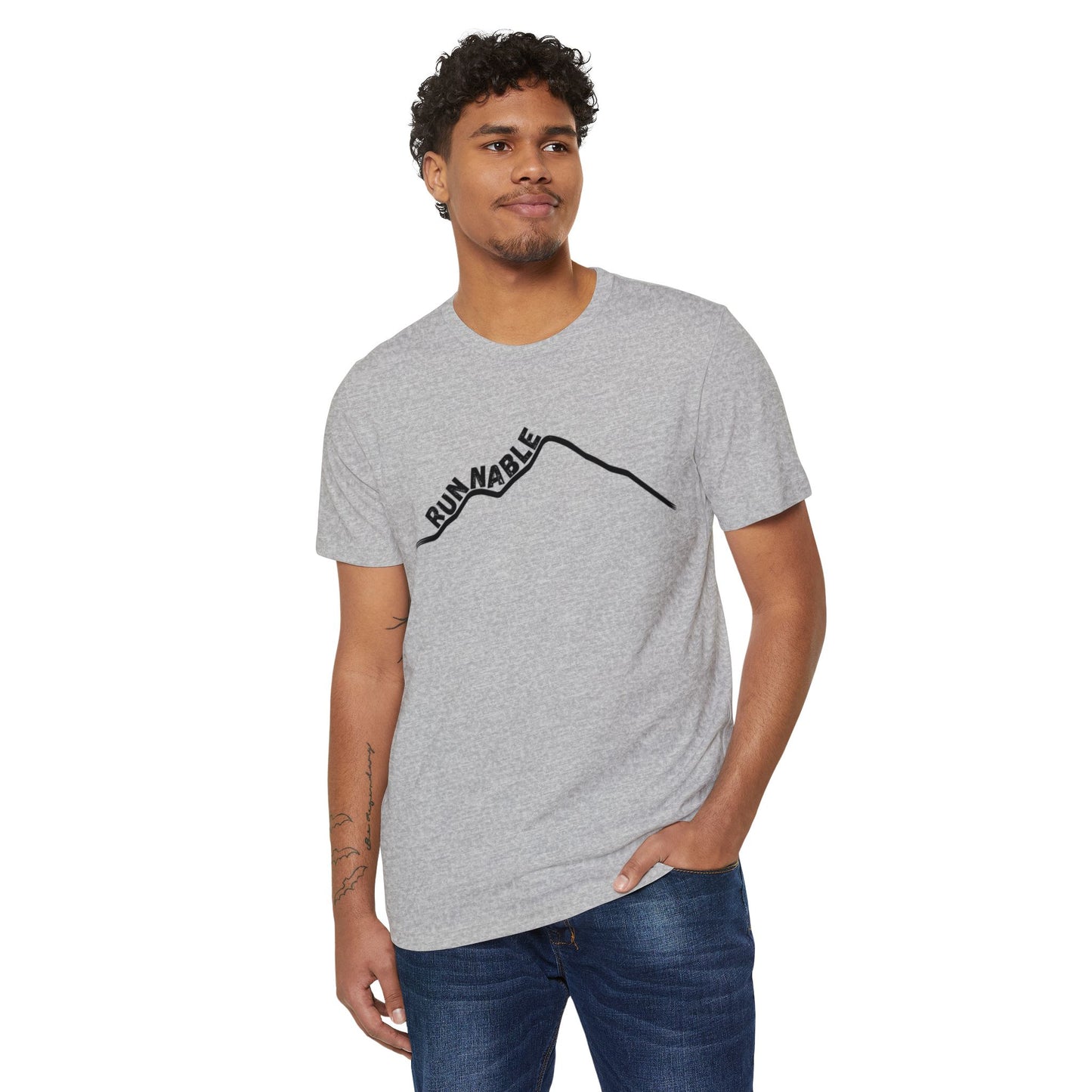 "That's Runnable" Unisex Recycled Organic T-Shirt