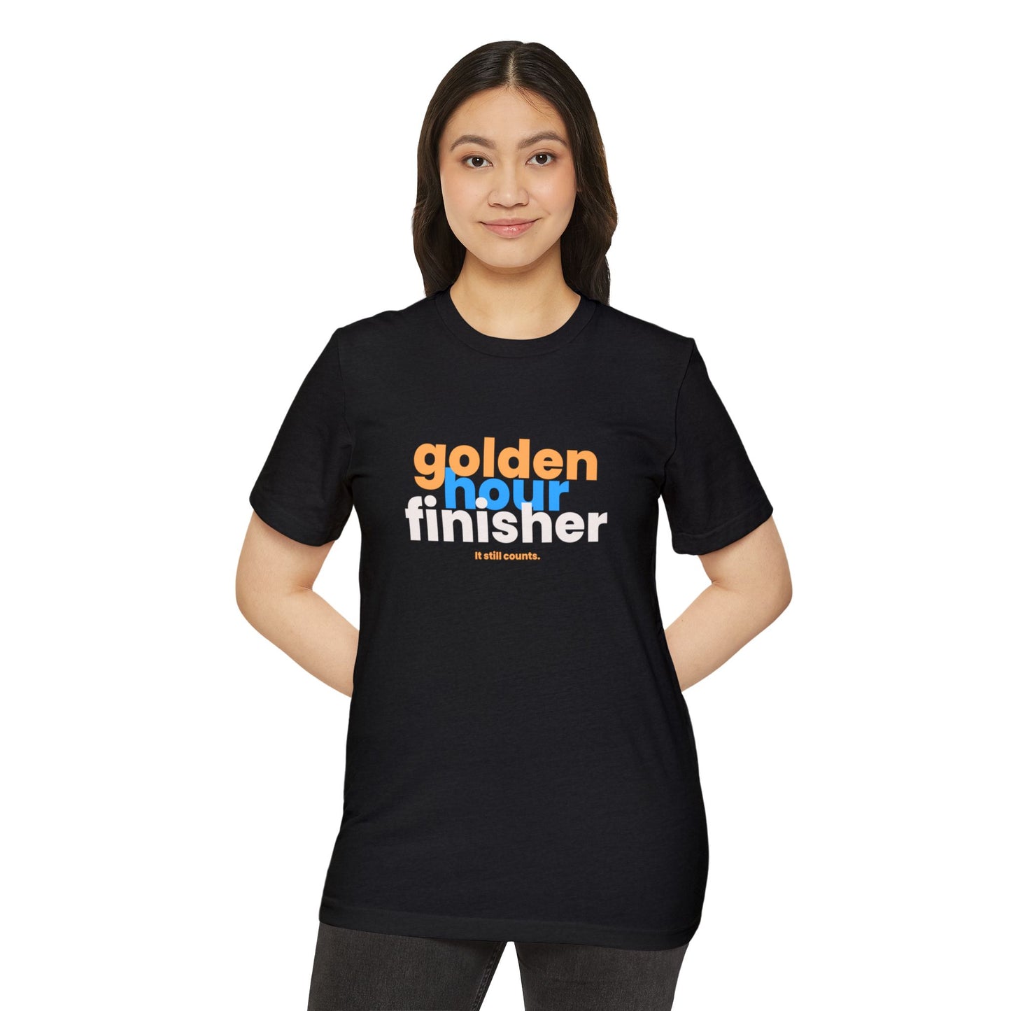 "Golden Hour Still Counts" Unisex Short-Sleeve Jersey T-Shirt
