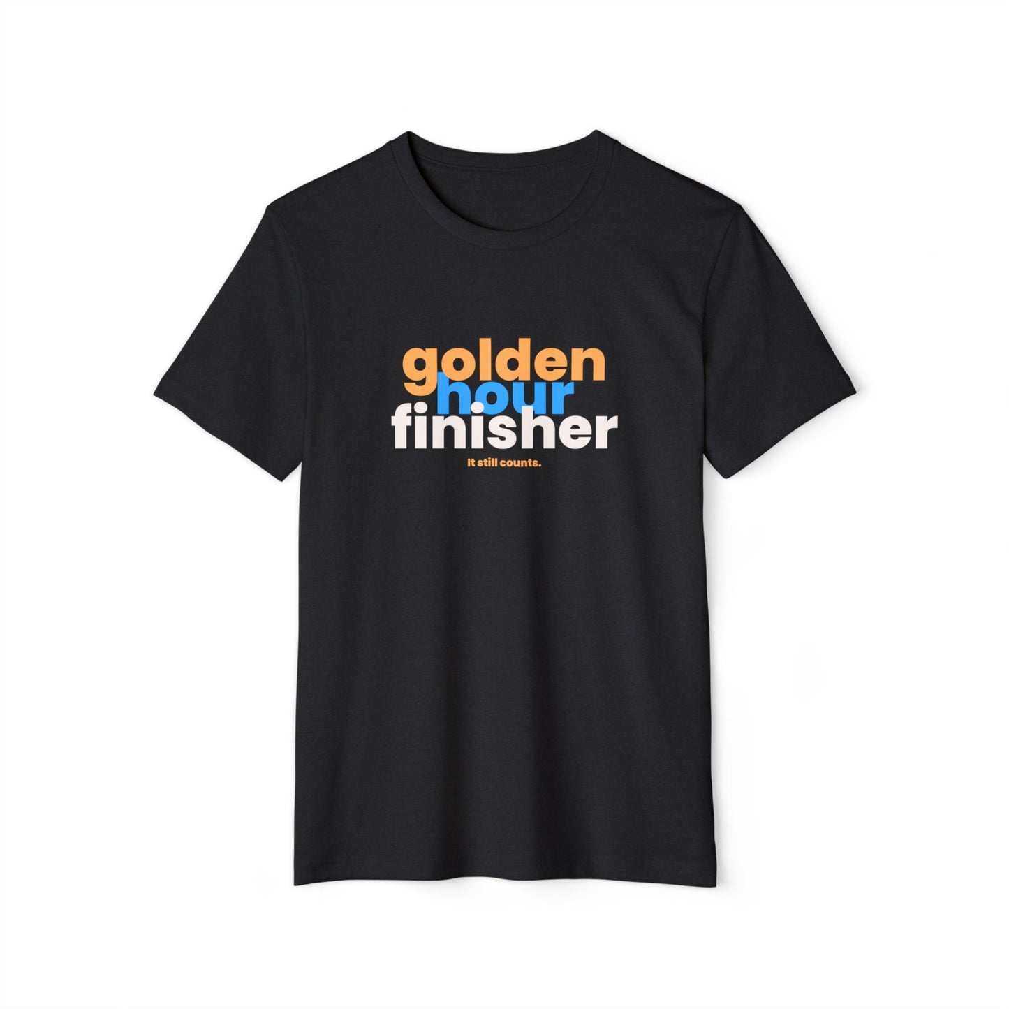 "Golden Hour Still Counts" Unisex Short-Sleeve Jersey T-Shirt