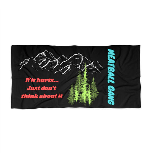 Meatball Gang Beach Towel – Fun Outdoor Towel for Summer Vibes and Relaxation